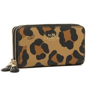 COACH Small Double Zip Coin Case